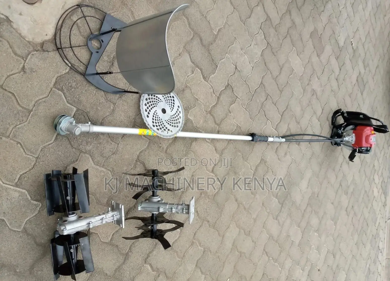 Brush Cutter With Weeder and Tiller