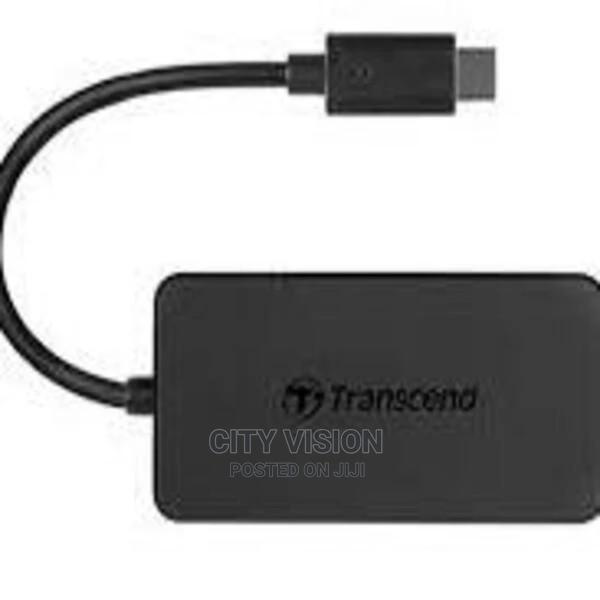 Transcend 4-Port HUB USB 3.1 Gen 1 Type C, Black - TS-HUB2C - main view
