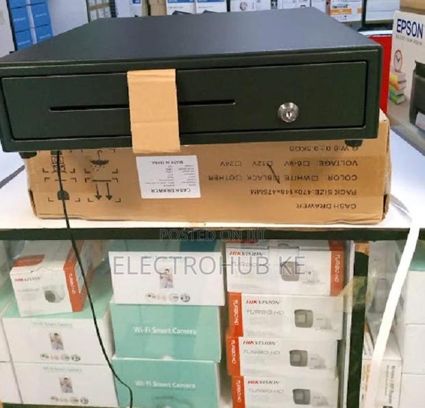 {Cash Drawer Automatic Black With RJ11 for POS Printer-New},