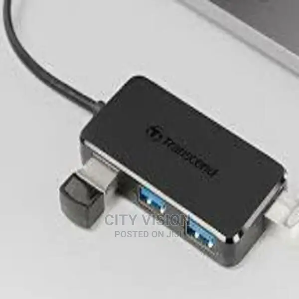 Transcend 4-Port HUB USB 3.1 Gen 1 Type C, Black
