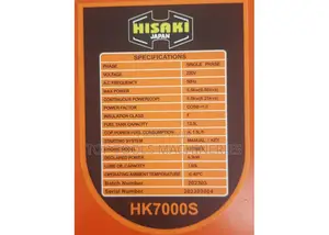 Hisaki 6.88kva Japan Open Diesel Generator