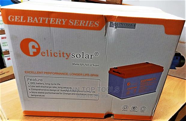 Felicity Solar G12V100AH Solar Gel Battery - main view