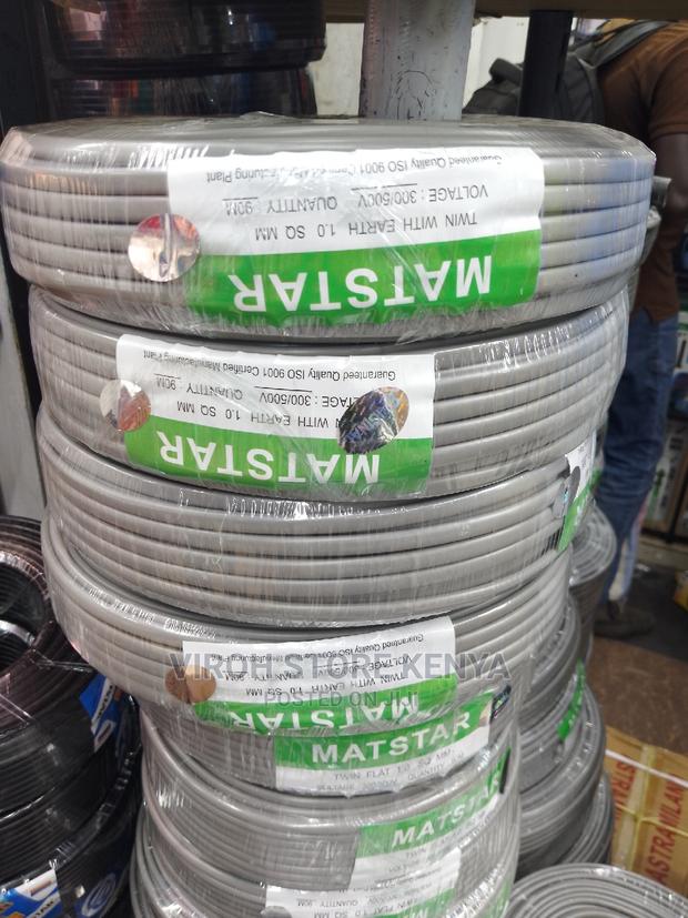 Matstar 1.0mm Electrical Cable With Twin 90metres Roll - main view