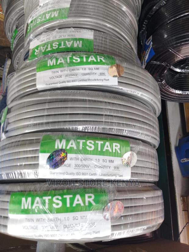 Matstar 1.0mm Electrical Cable With Twin 90metres Roll - thumbnail 2