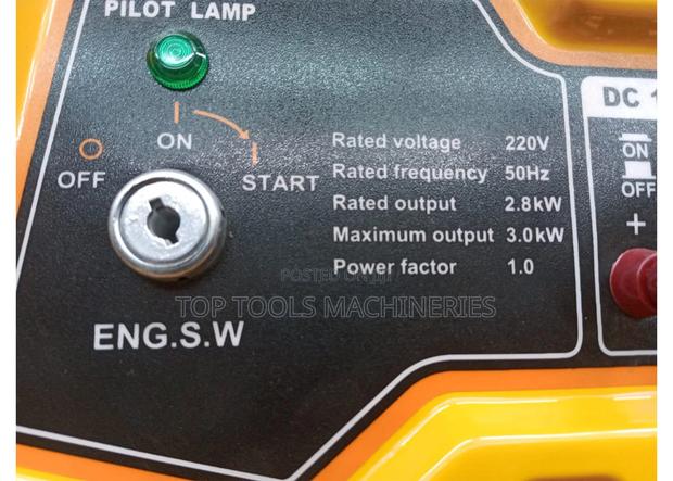 K-Power 2.8 Kw/ 3.0 Kva Gasoline Keystart Generator - thumbnail 3