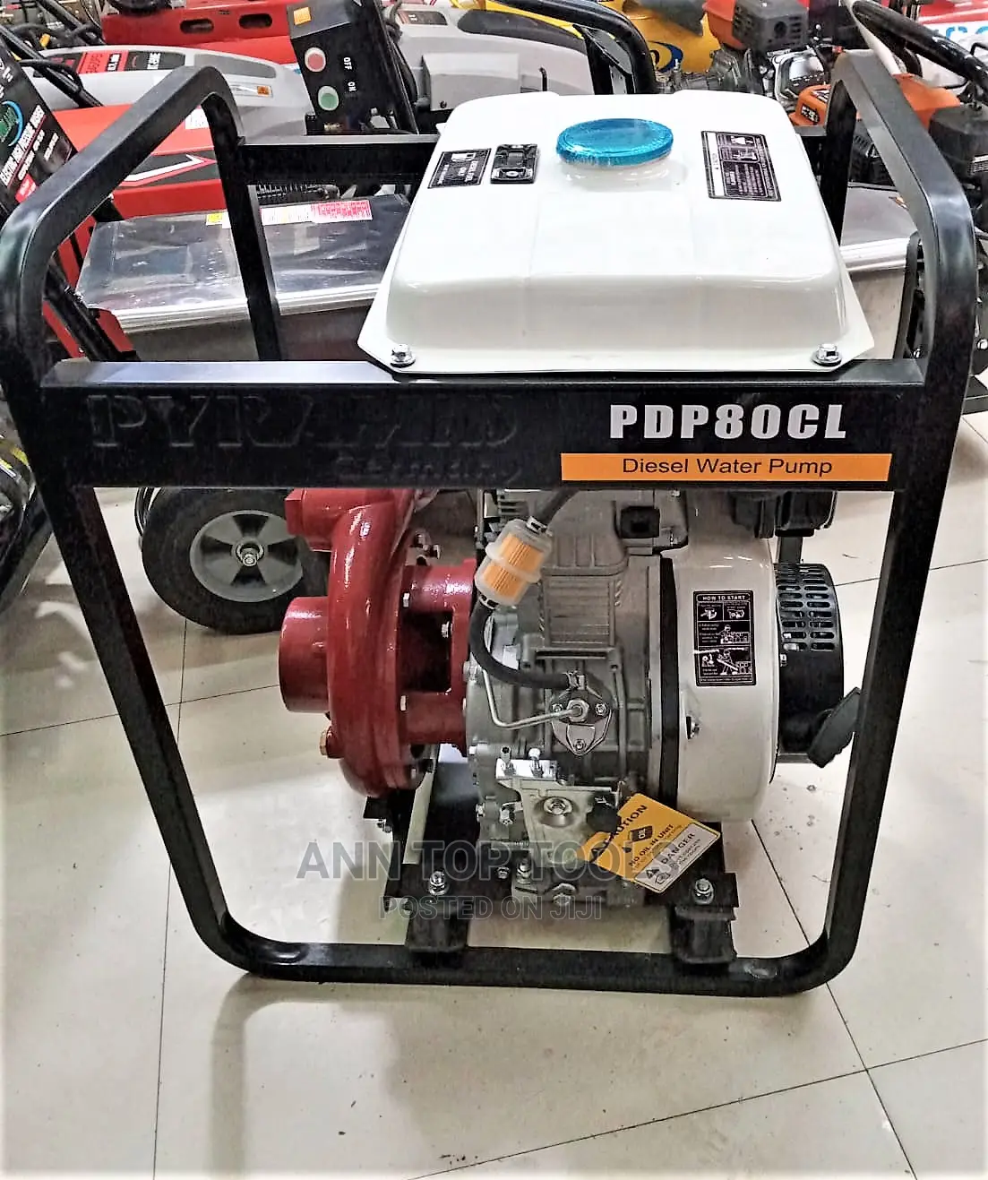 Pyramid Germany 3 Inch Pdp80cl DIESEL Water Pump Set