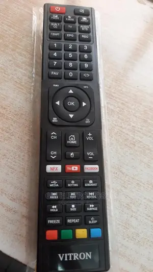 New Vitron TV Replacement Remote.(NFX, Youtube Facebook)