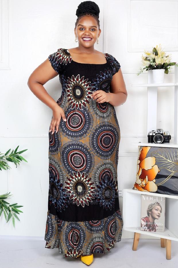 African Print Long Dress/Traditional Wedding Dress