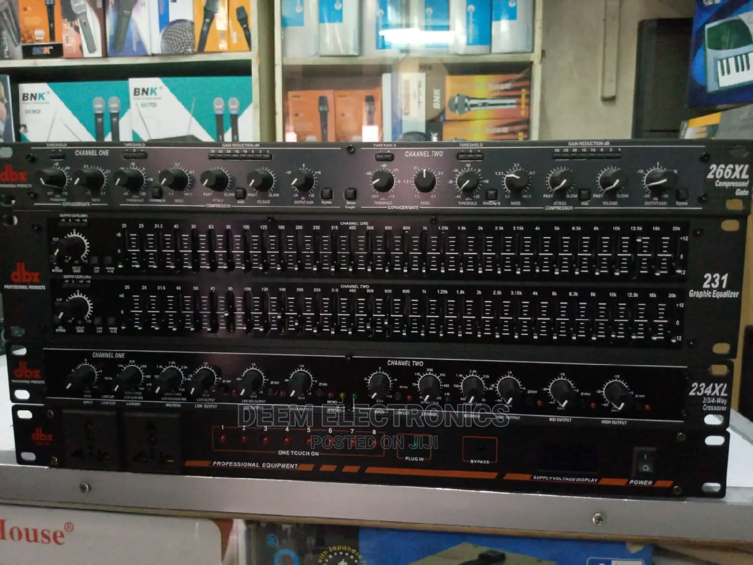 Power Sequence, Crossover, Equalizer and Compressor