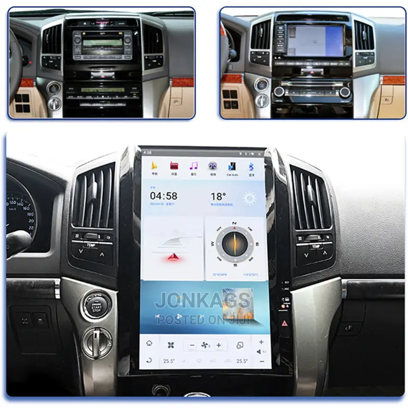16.1 Inches Android Tesla for Landcruiser V8 200, 2008-2015