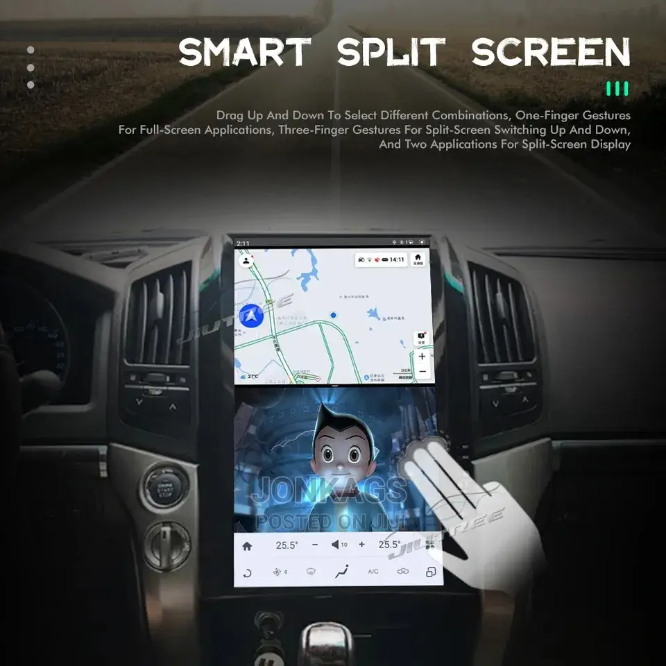 16.1 Inches Android Tesla for Landcruiser V8 200, 2008-2015