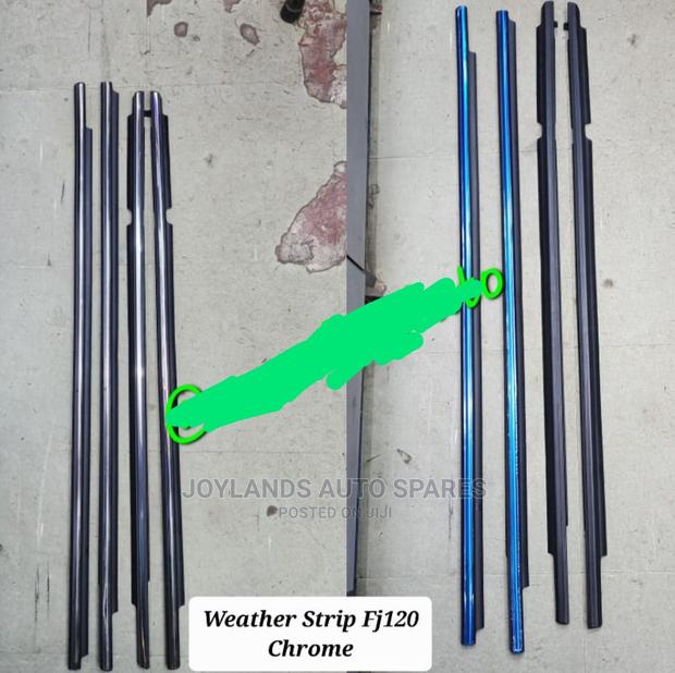Weather Strips FJ120 Chrome