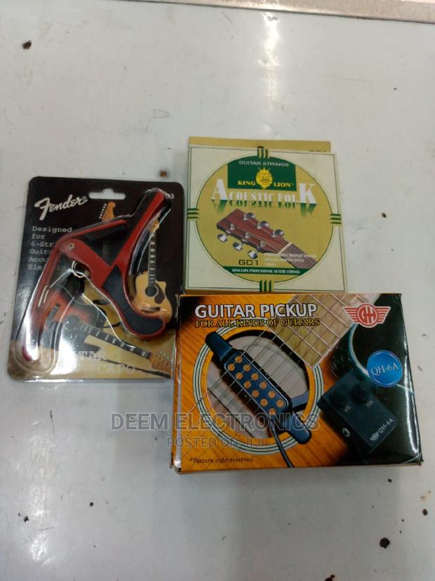 Guitar Pickup, String Set Strings, Capo - main view