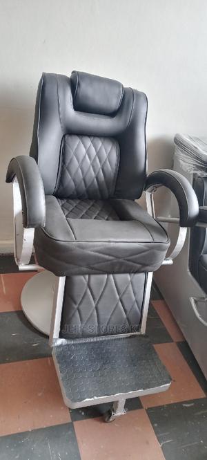 Black Silver Local Barber Chairs - thumbnail 2