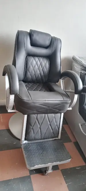 Black Silver Local Barber Chairs