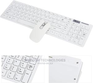 White Wireless Keyboard and Mouse, Wireless Keyboard Mouse - main view