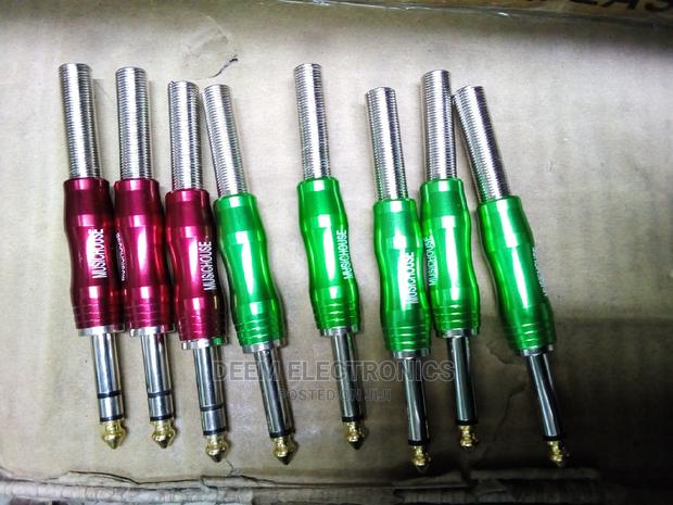 Mono and Stereo Metallic Jacks