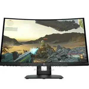 Hp X24c FHD Curved Monitor 23.8" Height, Tilt, Black Color