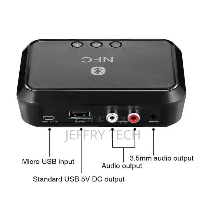 Bluetooth RCA 3.5mm USB NFC Wireless Stereo Audio Receiver