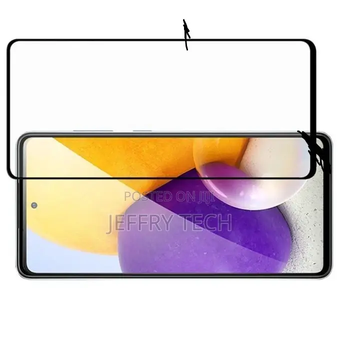 Samsung Galaxy A73 5G Tempered Glass Screen Protector, Bubb