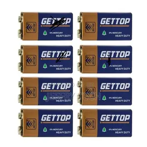 Gettop 9V Heavy Duty Battery 6F22 Camera Toys Thermometer