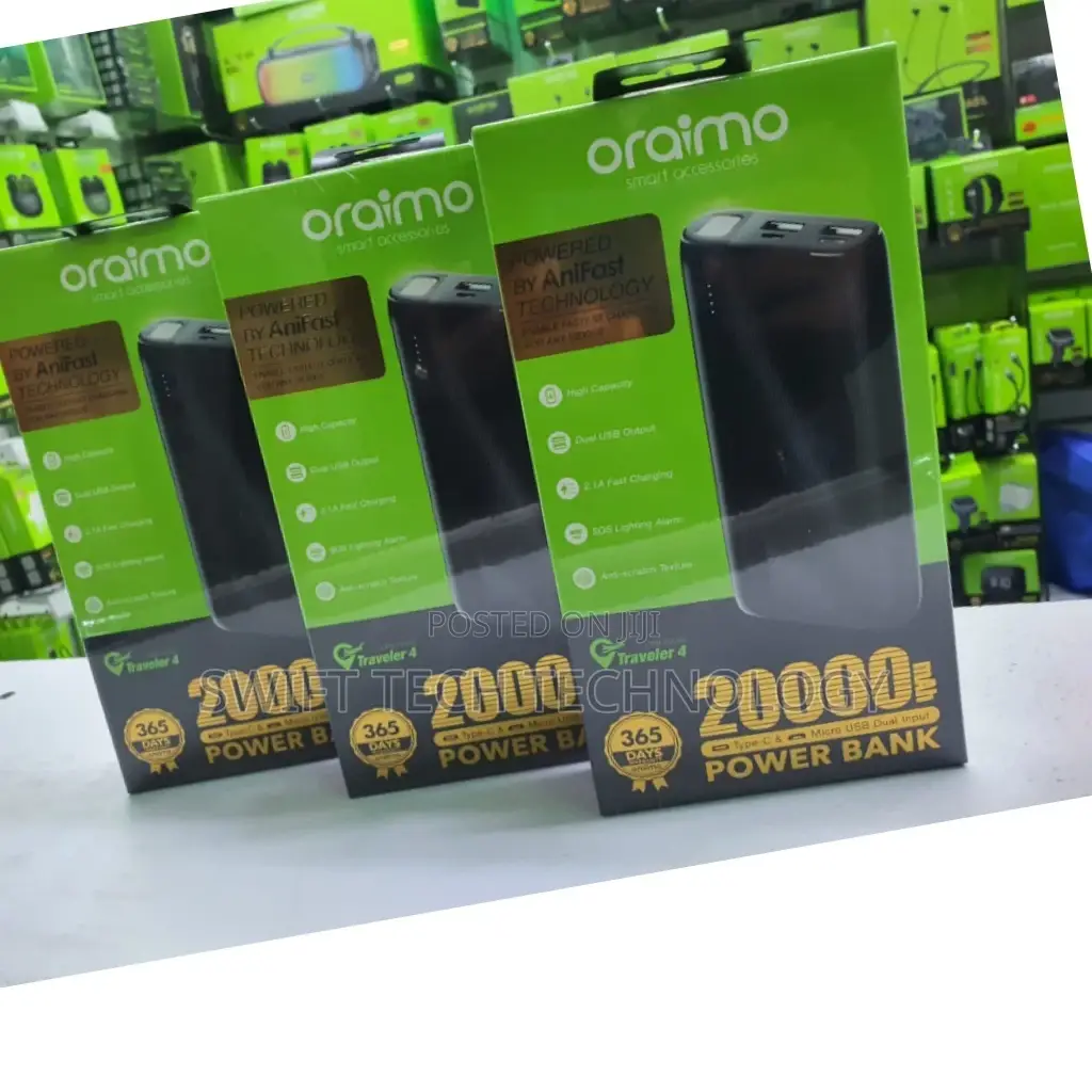 Power Bank 20,000 Amh Power Bank