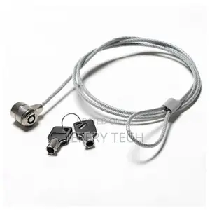 Computer Laptop Notebook PC Security Cable Lock Two Keys Ant