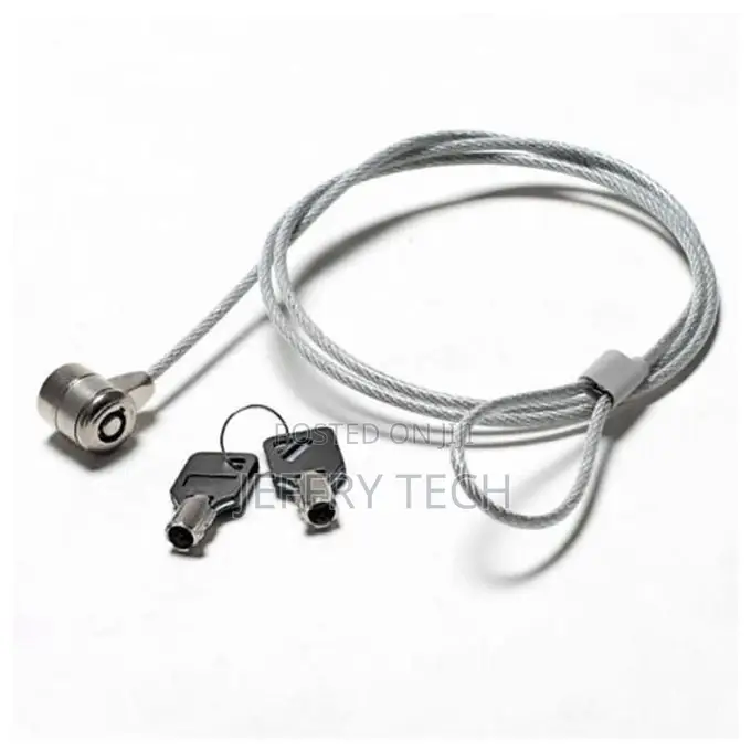 Computer Laptop Notebook PC Security Cable Lock Two Keys Ant