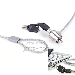 Computer Laptop Notebook PC Security Cable Lock Two Keys Ant