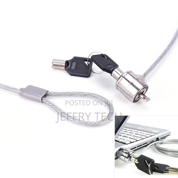 Computer Laptop Notebook PC Security Cable Lock Two Keys Ant - thumbnail 2