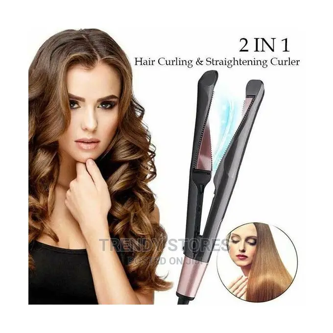 2-in-1 Hair Straightener Curl Straightener/Flat Iron