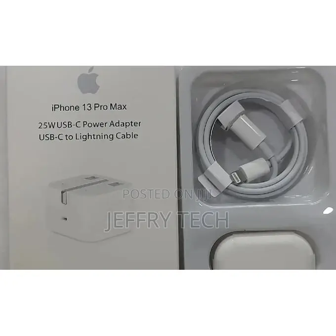 Apple Phone 13pro Max 25W USB Type C (USB-C) Power Adapter W