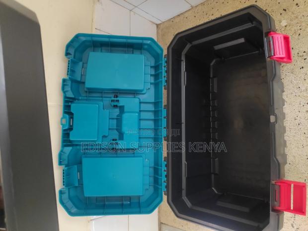 Tool Box 20" Total Big Plastic Toolbox 20 Inch Strong Good Quality - thumbnail 2