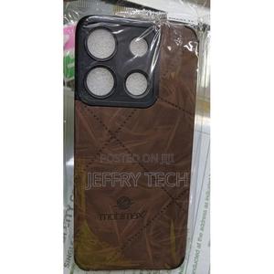 Infinix Smart 7 Plus, Classy Brown Leather Cover Case.\ - thumbnail 2