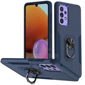 PC + TPU Phone Case With Holder for Samsung Galaxy A33 5G