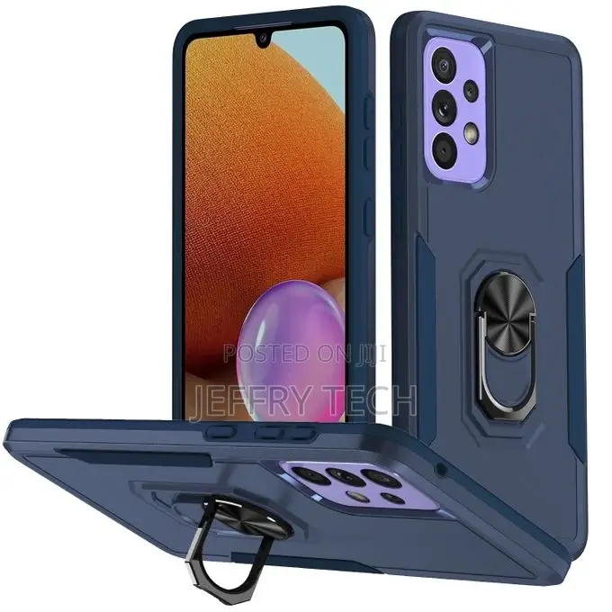 PC + TPU Phone Case With Holder for Samsung Galaxy A33 5G