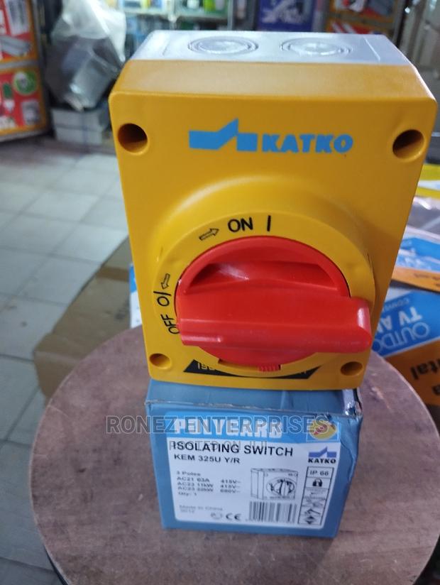 Isolating Switch 63 Amps Katko - thumbnail 3