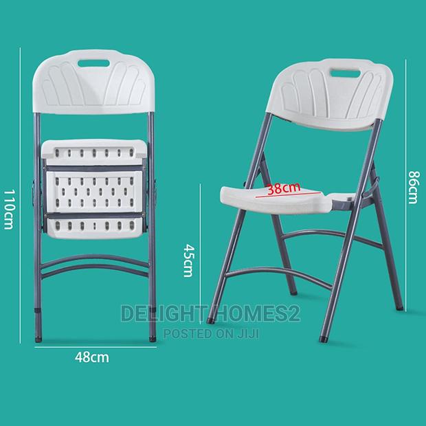 Moulded Plastic Foldable Chair - main view
