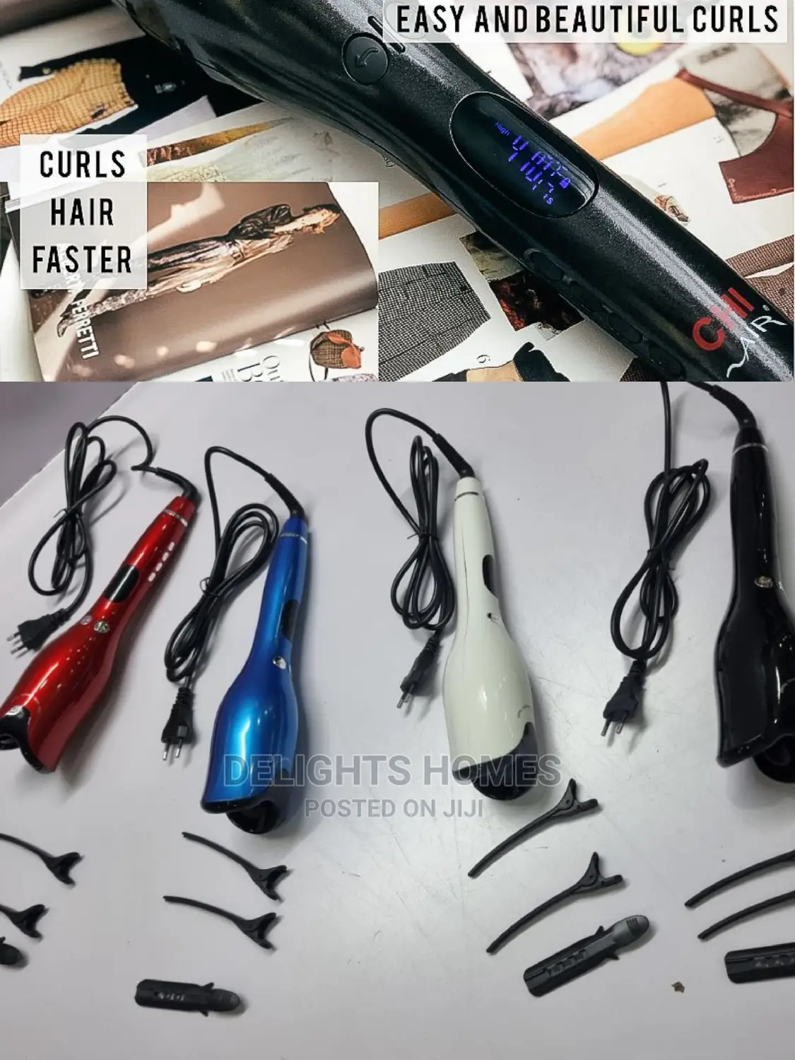 Hair Spin and Curl Tool