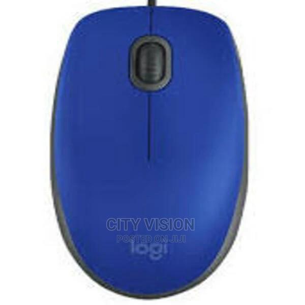 Logitech USB Silent Mouse M110 - Blue - 910-005488 Available
