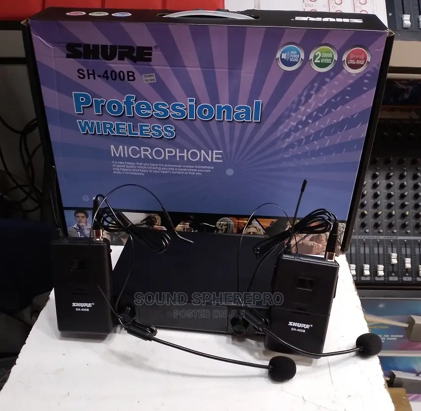 Shure SH-400B 2 Lapel Microphone