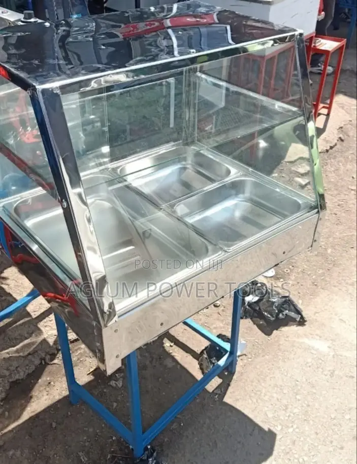 Juakali 3 Tray Display and Food Warmer