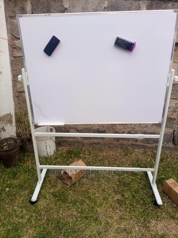 Single Sided Whiteboard 4ftx3ft With Stand - main view