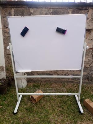 Double Sided Whiteboard 90cmx120cm With Stand - thumbnail 2