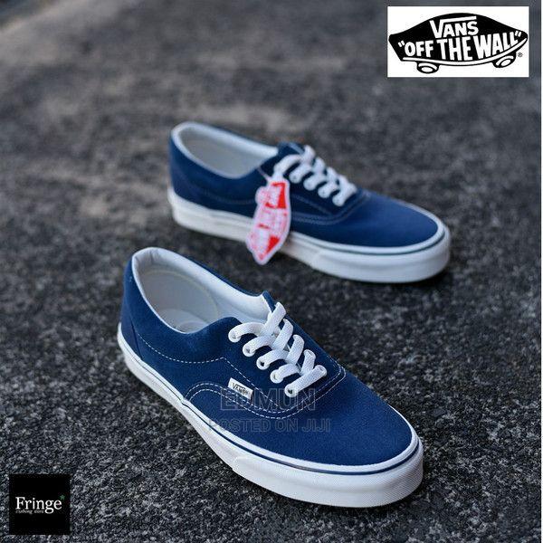 Blue Off the Wall Vans