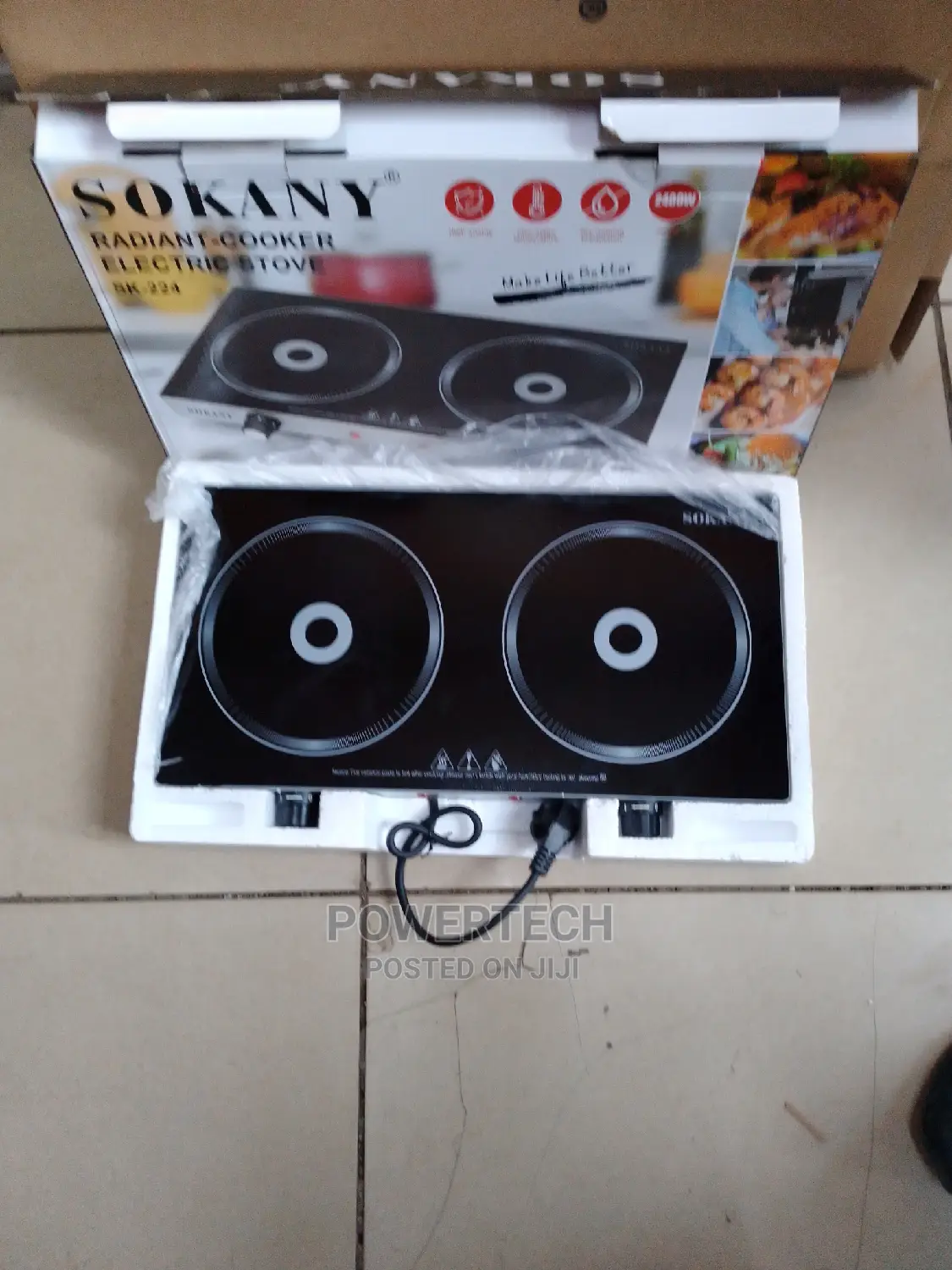Sokany Double Auto Ignition Electrical Induction Cooker