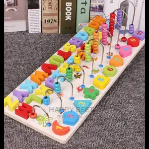 *Montessori Kids Learning Set* Wooden and Rubber Material