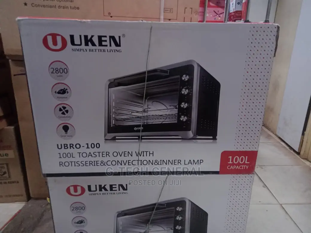Uken Toaster Oven With Inner Lamp