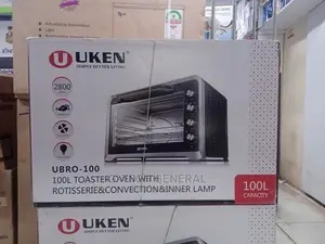 Uken Ubro-100 Toaster Oven With Rotisserie and Convection