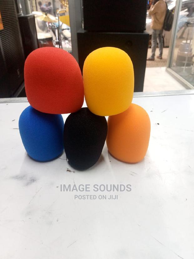5 Pieces Microphone Sponge Different Colors - main view